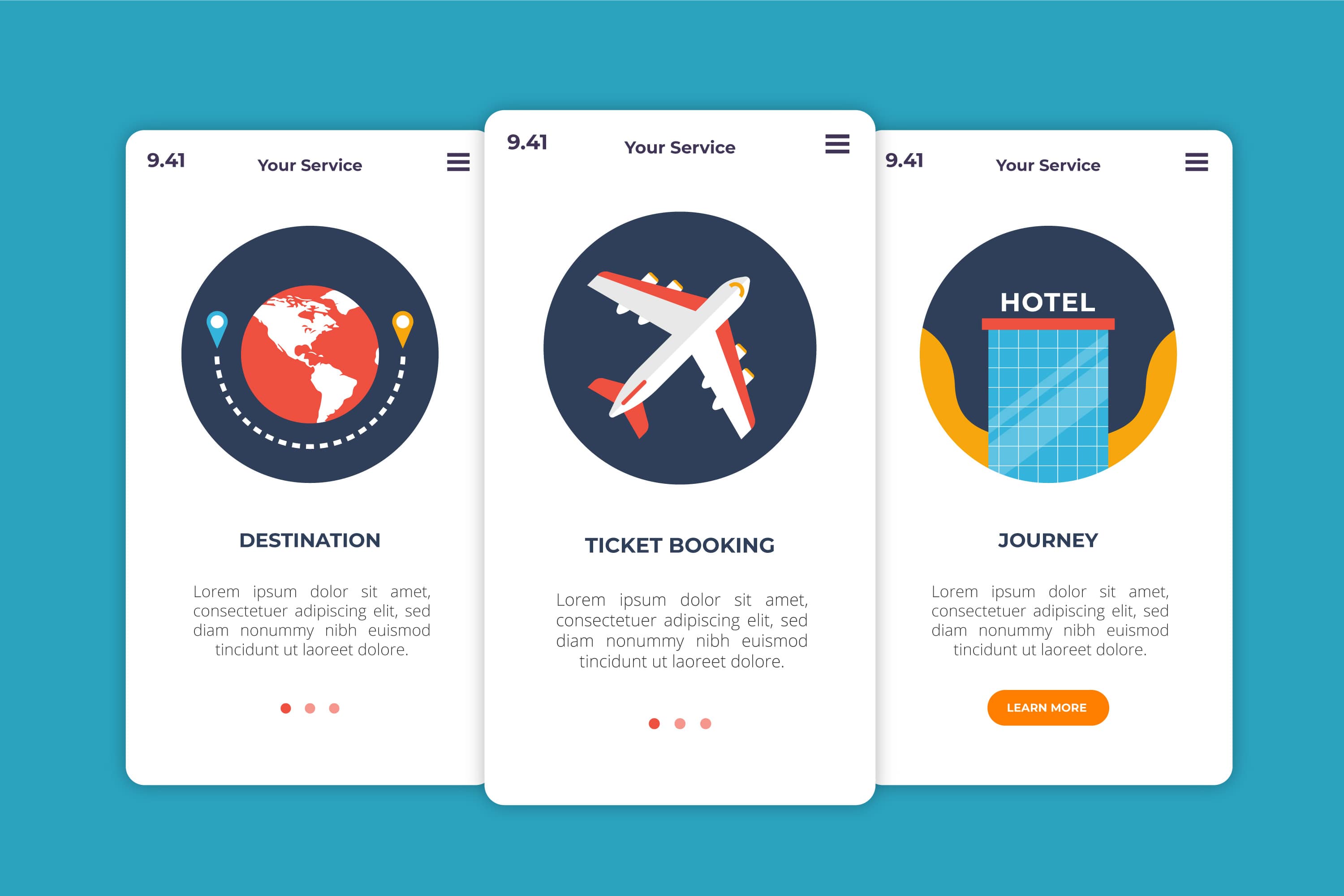 Flight Booking Admin Panel illustration